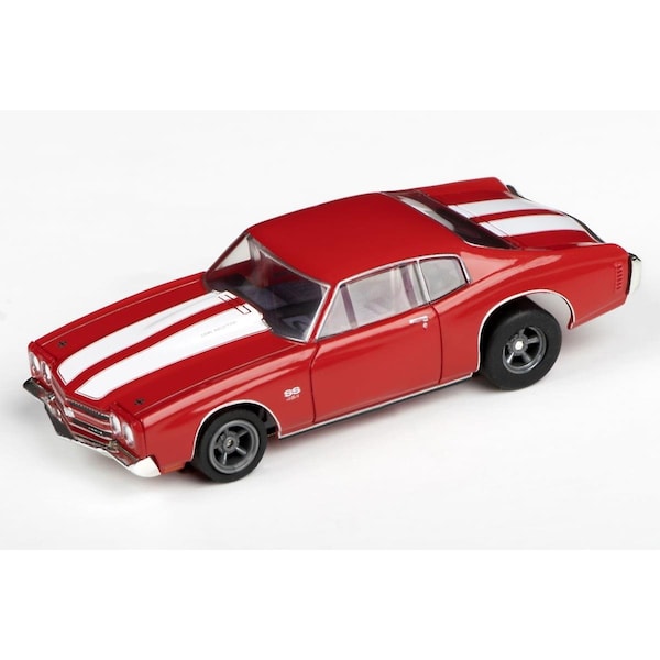 Afx Racing HO Scale 1970 Chevelle 454 Red Slot Car AFX22043 - main